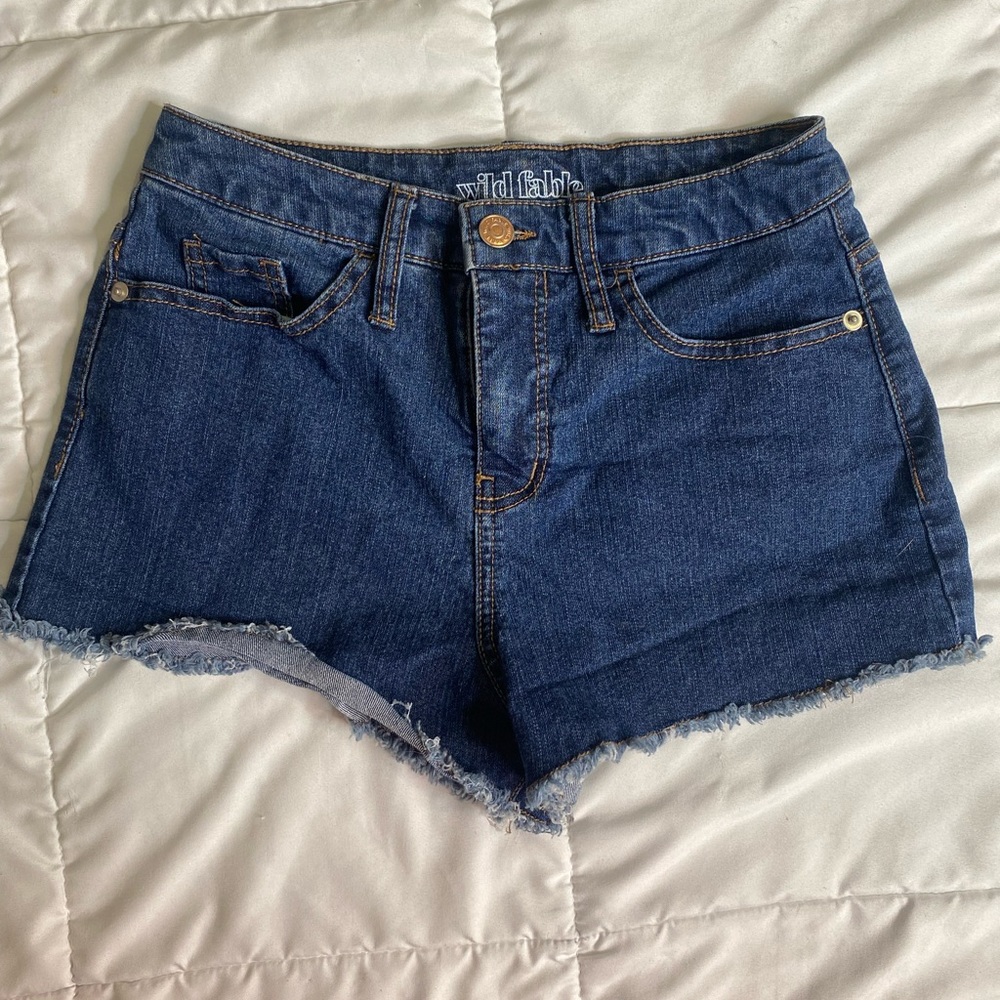 wild fable high waisted jean shorts
